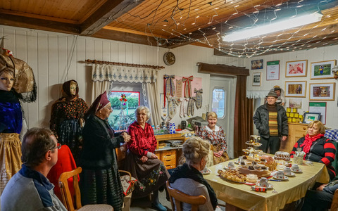 weihnachtliche Stube