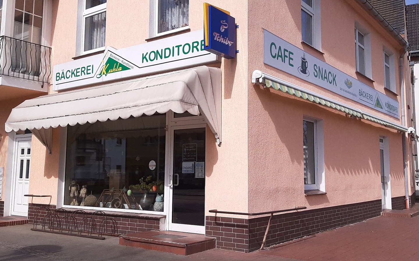 Bäckerei Kuhla Außenansicht, Foto: Touristinformation Burg im Spreewald, Lizenz: Amt Burg (Spreewald)